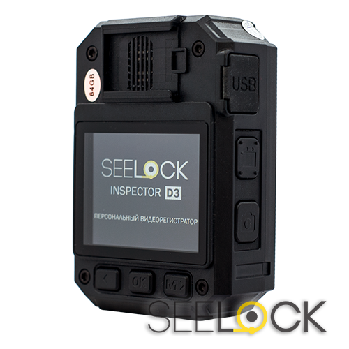 Персональный носимый видеорегистратор  SEELOCK Inspector D3