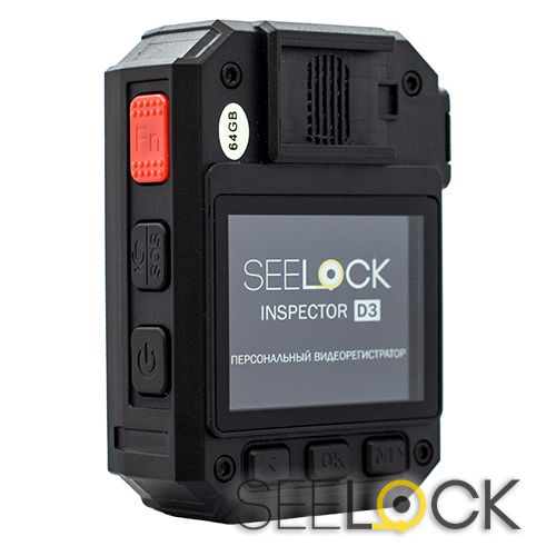 Персональный носимый видеорегистратор  SEELOCK Inspector D3