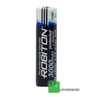 Аккумулятор ROBITON Li3.0/18650 (Samsung ICR18650-30B) с защитой с высоким контактом PK1