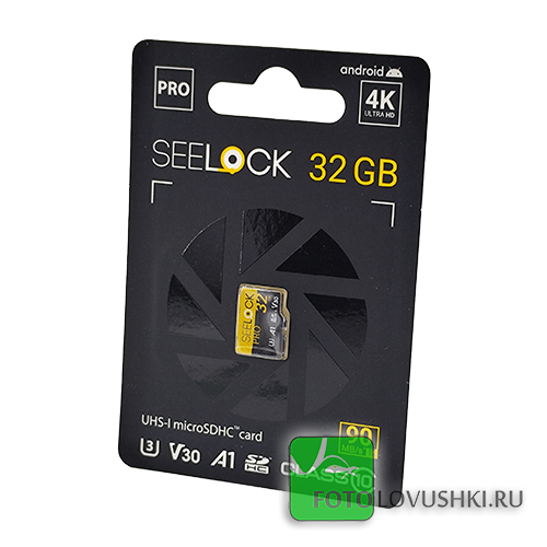 Карта памяти microSDHC SEELOCK SSDM32GB-U3 32Гб U3 Карта памяти microSDHC SEELOCK SSDM32GB-U3 32Гб U3