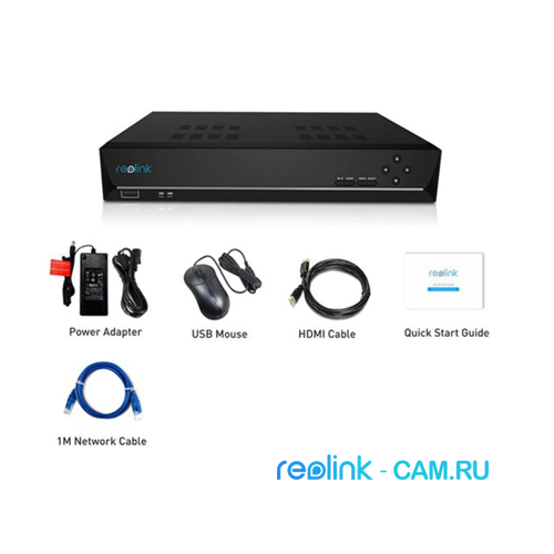 16-канальный сетевой POE видеорегистратор с накопителем 3Тб Reolink RLN16-410