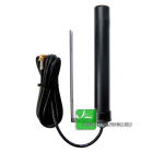 Всенаправленная GSM/3G/4G антенна для фотоловушек 10/5.5дБ с кабелем 3м