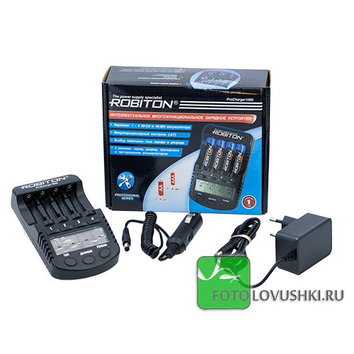 Зарядное устройство ROBITON ProCharger1000 с дисплеем