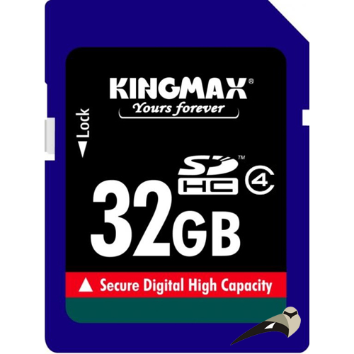 Карта памяти SDHC KINGMAX 32Gb, class 4