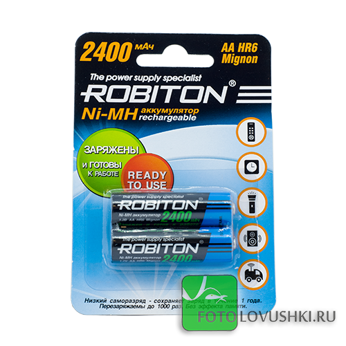 Аккумулятор АА ROBITON RTU2400MHAA 